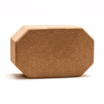 Premium Natural Cork Yoga Block - Angled Edges