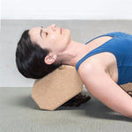 Premium Natural Cork Yoga Block - Angled Edges