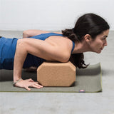 Premium Natural Cork Yoga Block - Angled Edges