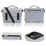 Felt Messenger Laptop Bag & Pouch - 2 sizes