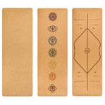 Natural Cork Designer Yoga Mat - 3 styles