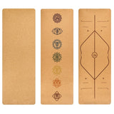 Natural Cork Designer Yoga Mat - 3 styles