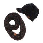 Free the Pony - Beanie/Visor and Scarf