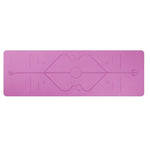 Om Yoga Mat with Position Lines - 6 colors